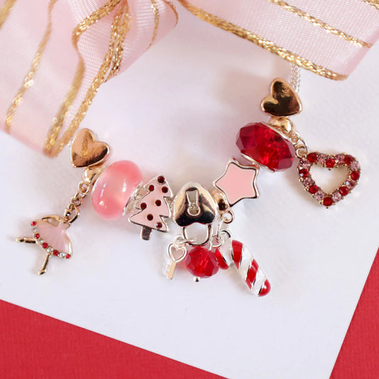 FESTIVE LAUREN HINKLEY - CHRISTMAS WONDERLAND CHARM BRACELET