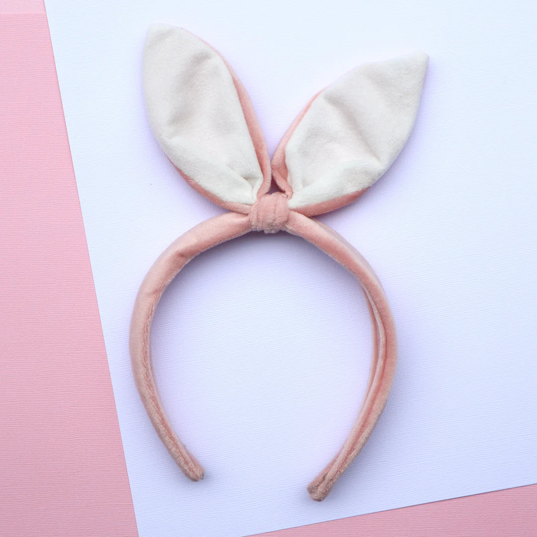 LAUREN HINKLEY EASTER - PINK VELVET BUNNY HEADBAND