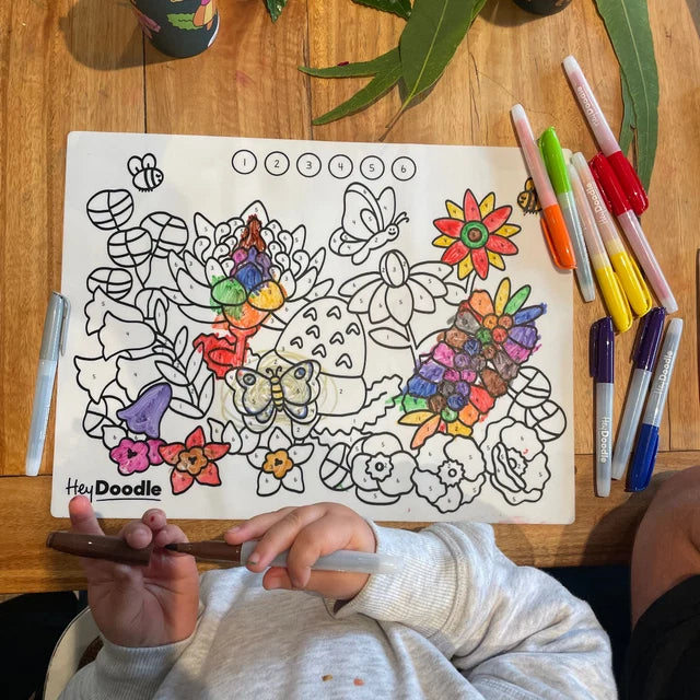 HEY DOODLE - MINIMAT - FLOWER POWER