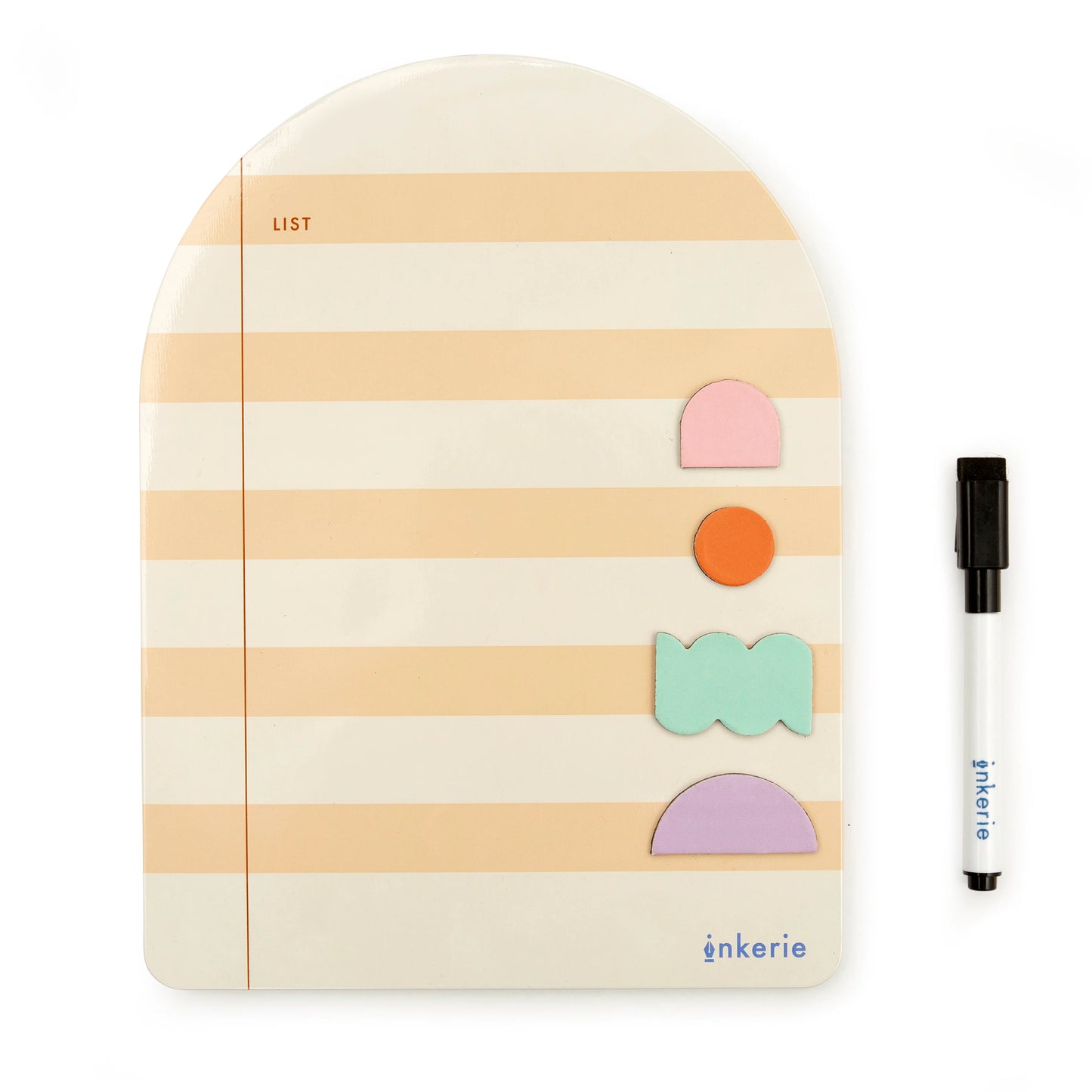 INKERIE - MAGNETIC DRY ERASE LIST MEMO BOARD
