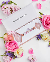 BOPO WOMEN - FLORAL ROSE QUARTZ FACIAL ROLLER