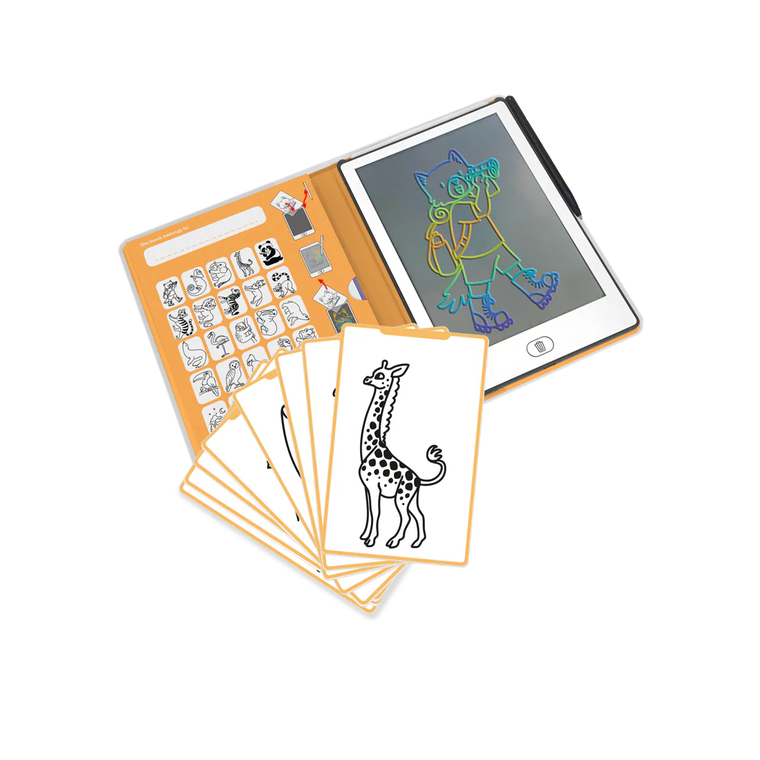 KIDYWOLF LCD TRACING BOOK - ANIMALS