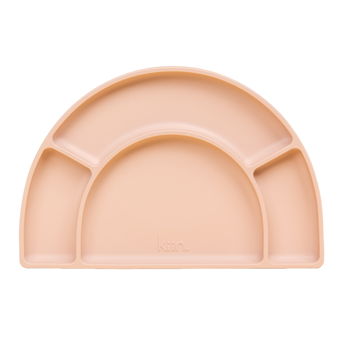 KIIN. SILICONE SUCTION DIVIDED PLATE - BLOSSOM