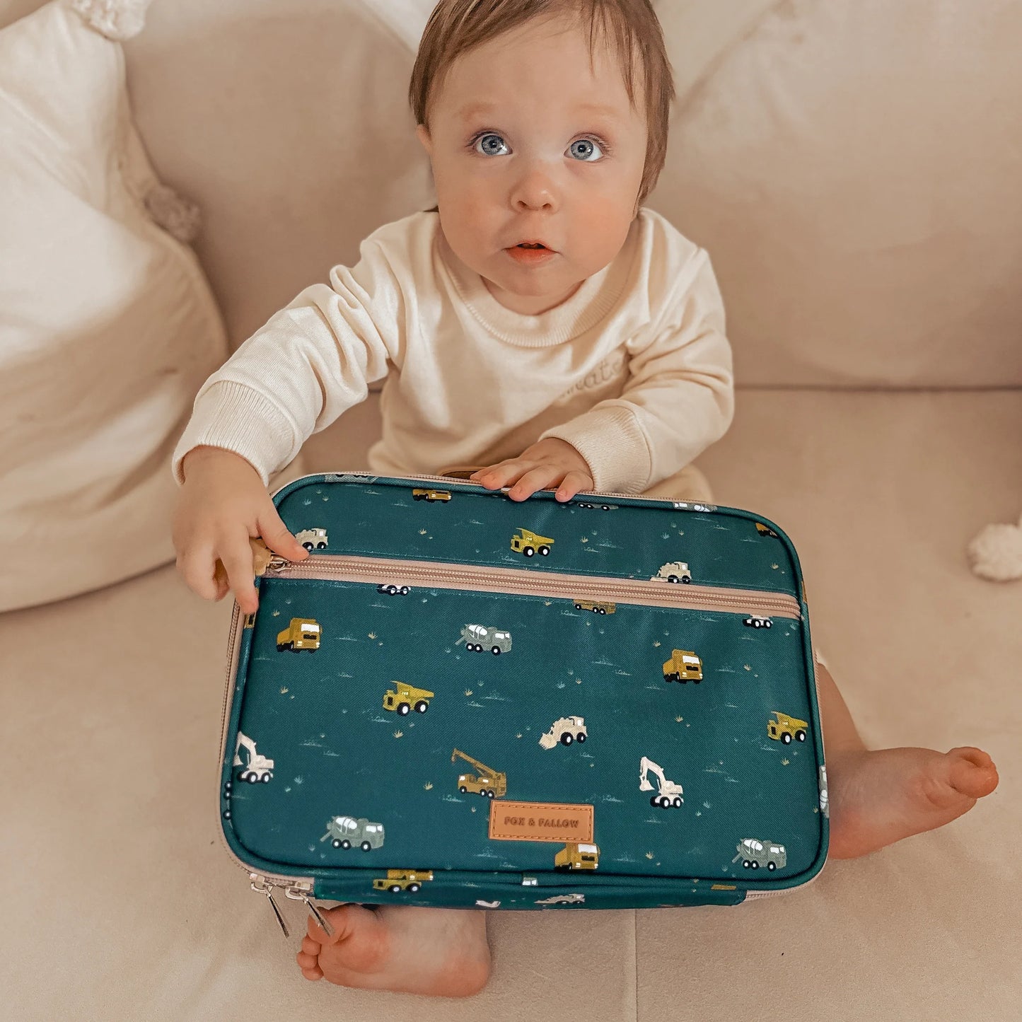 FOX & FALLOW LUNCH BAG - TRUCKS