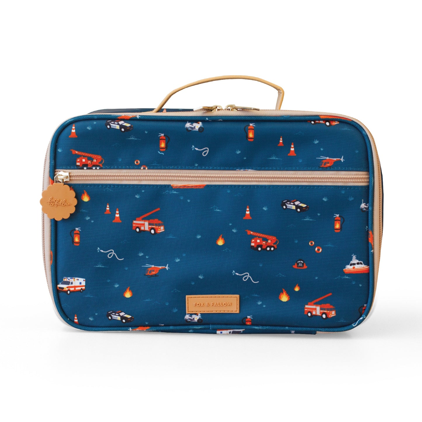 FOX & FALLOW LUNCH BAG - EMERGENCY VEHICLES