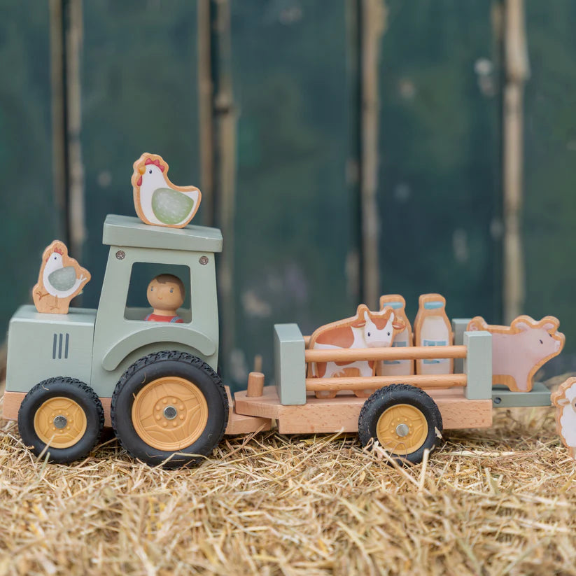 LITTLE DUTCH - TRACTOR WITH TRAILER