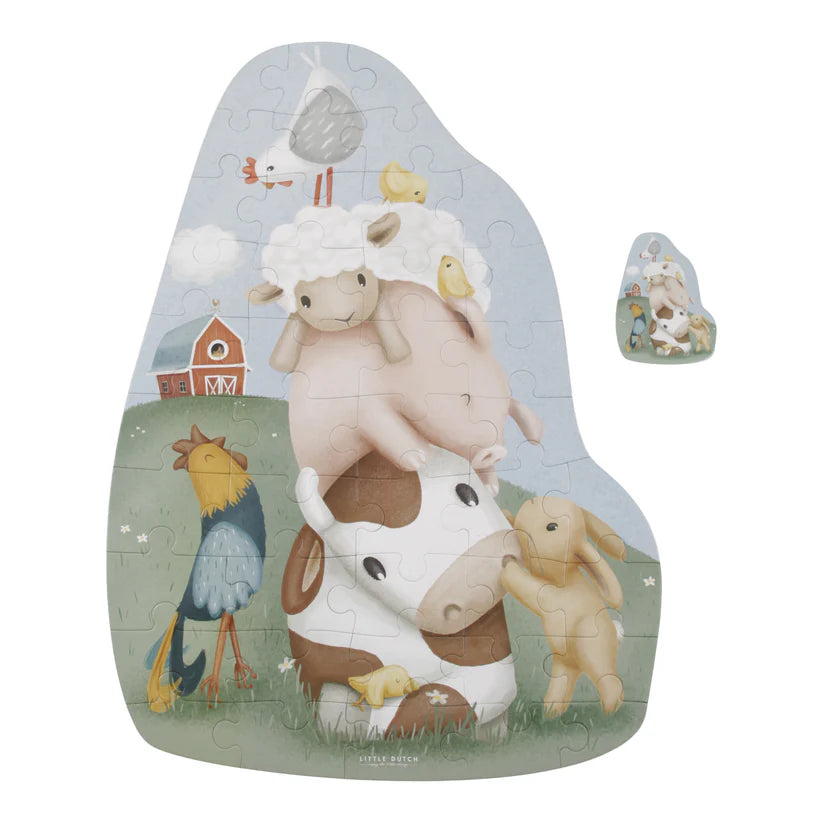 LITTLE DUTCH - XL LITTLE FARM PUZZLE