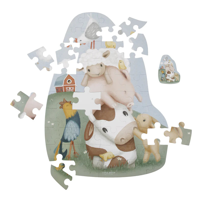 LITTLE DUTCH - XL LITTLE FARM PUZZLE