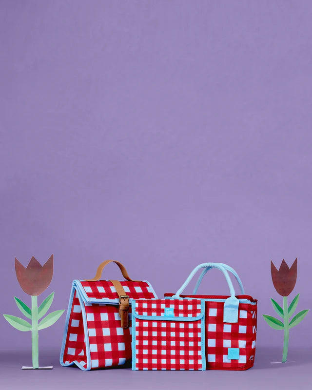 THE SOMEWHERE CO - LUNCH SATCHEL - RASPBERRY CRUSH
