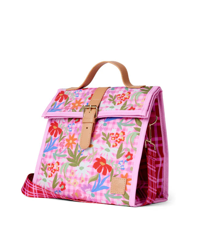 THE SOMEWHERE CO - LUNCH SATCHEL - FLOWERBURST