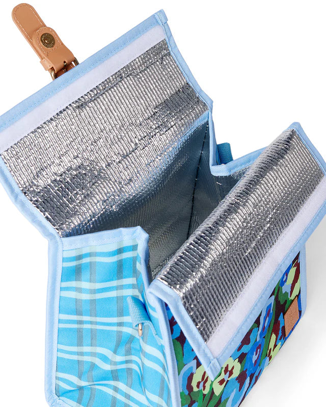 THE SOMEWHERE CO - LUNCH SATCHEL - PANSY PATCH