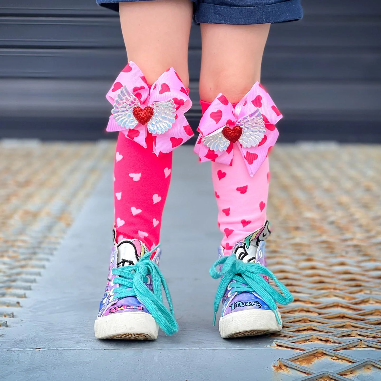 MADMIA SOCKS - HEART BOWS
