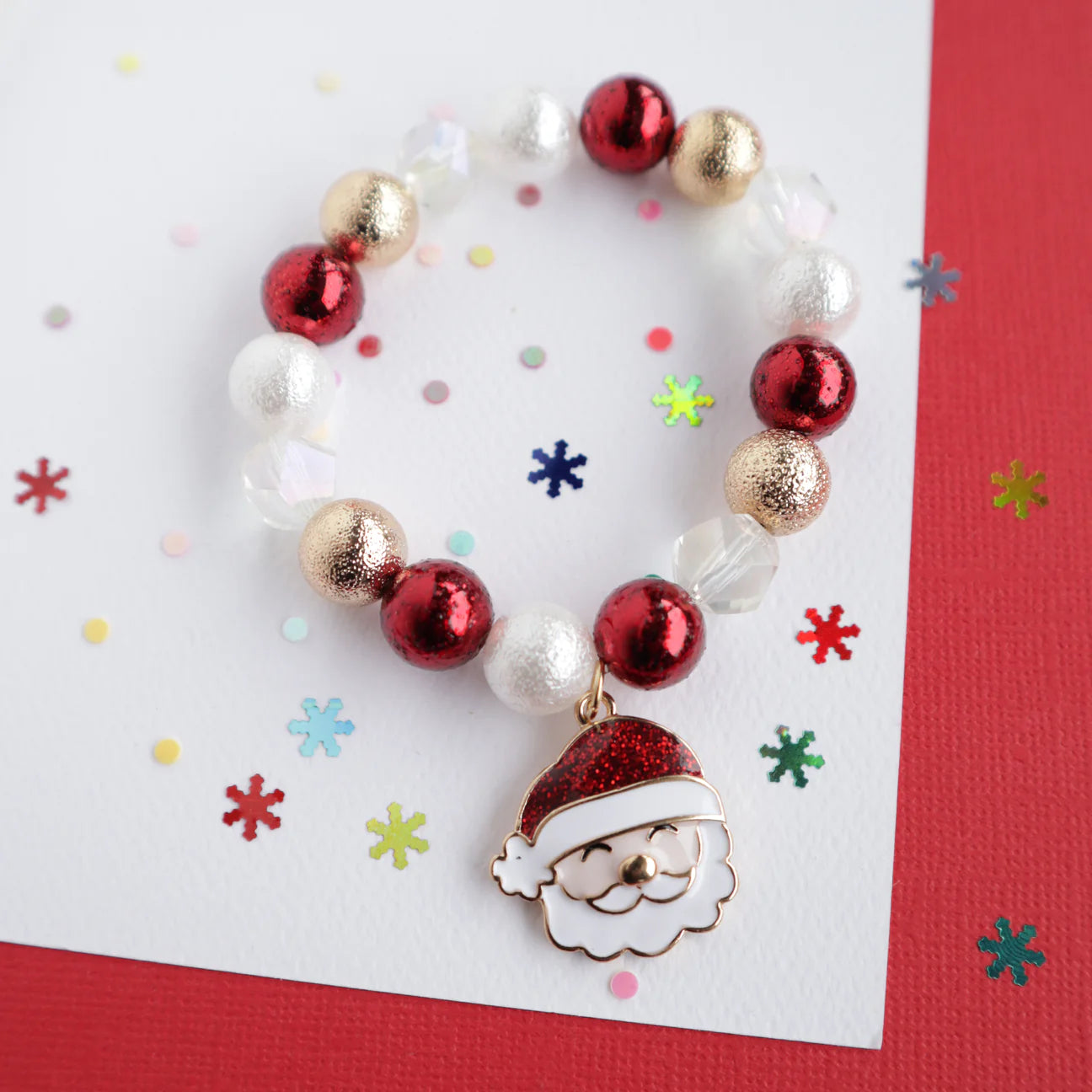 FESTIVE MON COCO - SANTA BRACELET