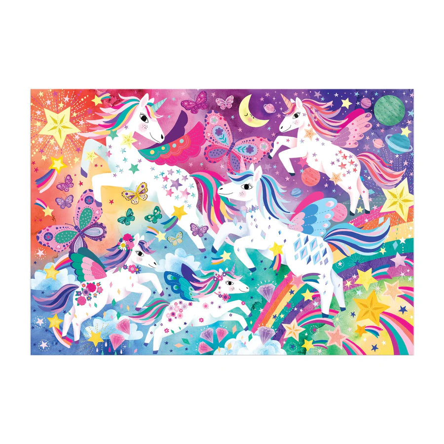 MUDPUPPY 100 PIECE PUZZLE - UNICORN MAGIC