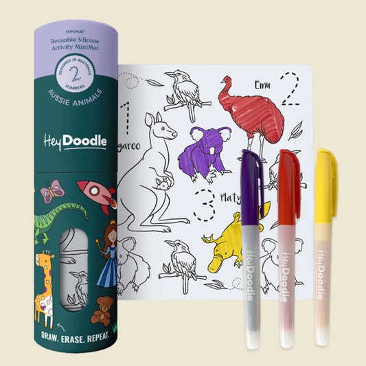 HEY DOODLE MINIMAT - AUSSIE ANIMALS