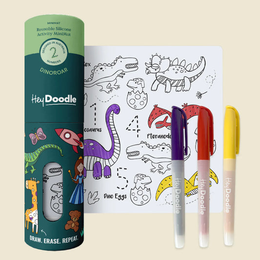 HEY DOODLE MINIMAT - DINOROAR