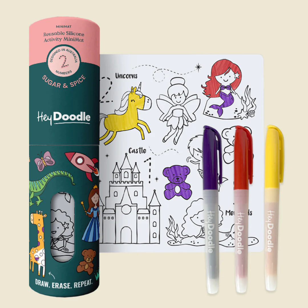 HEY DOODLE MINIMAT - SUGAR & SPICE