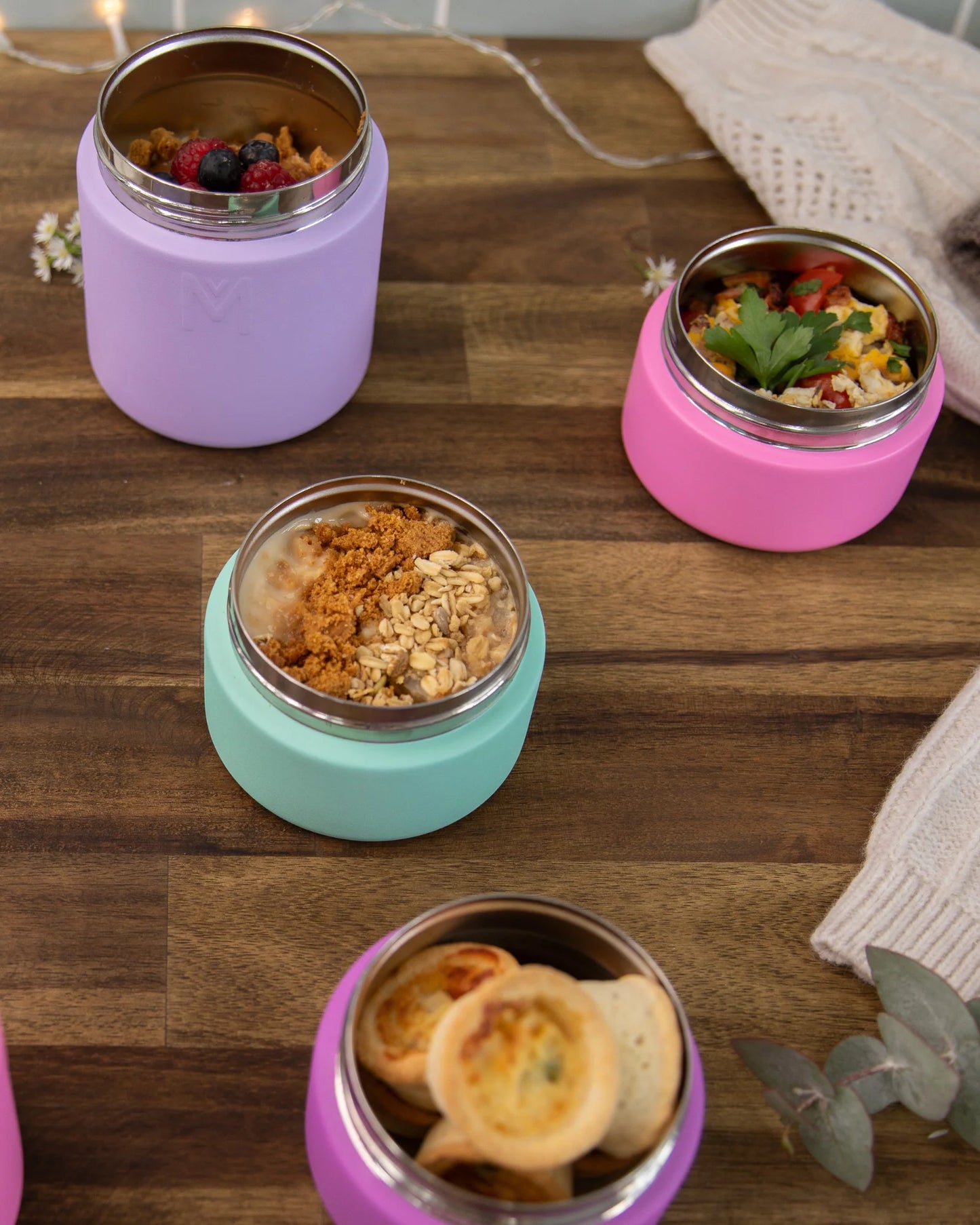MONTIICO INSULATED FOOD JAR 200ML - MINT