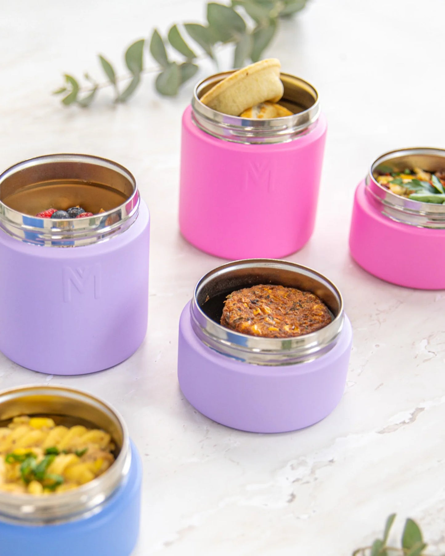 MONTIICO INSULATED FOOD JAR 400ML - LILAC