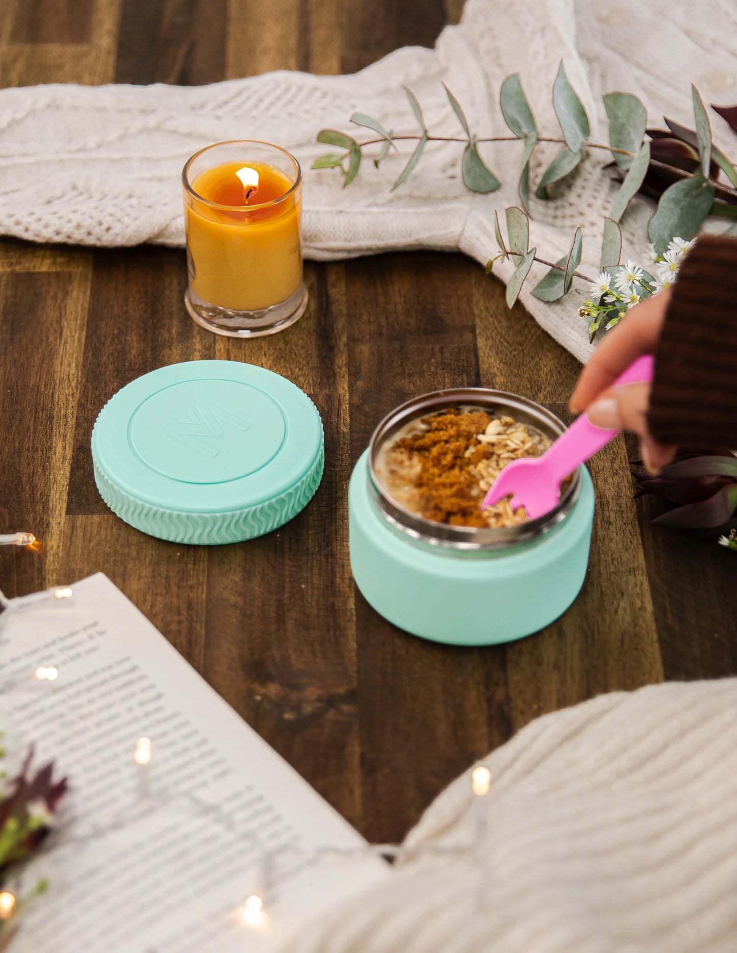 MONTIICO INSULATED FOOD JAR 200ML - MINT