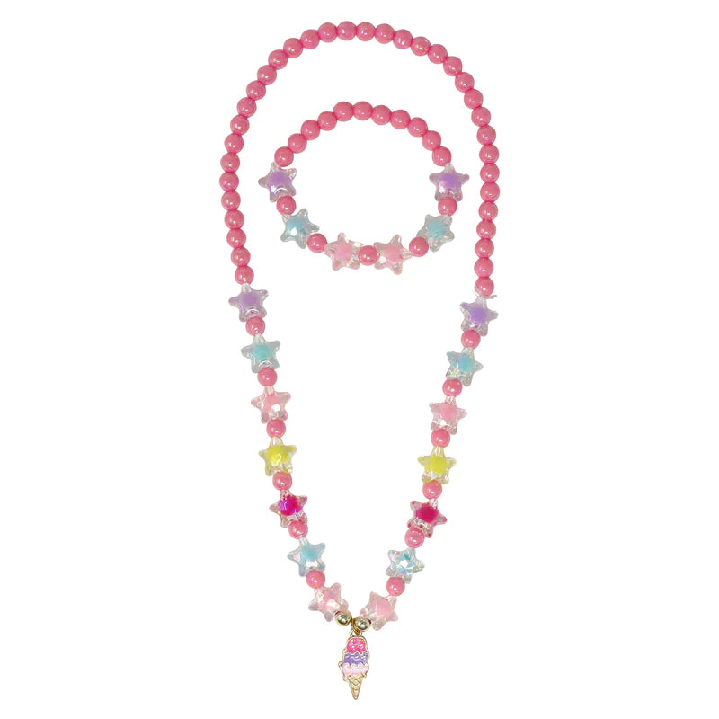 PINK POPPY - ICE CREAM CHARM NECKLACE AND BRACELET