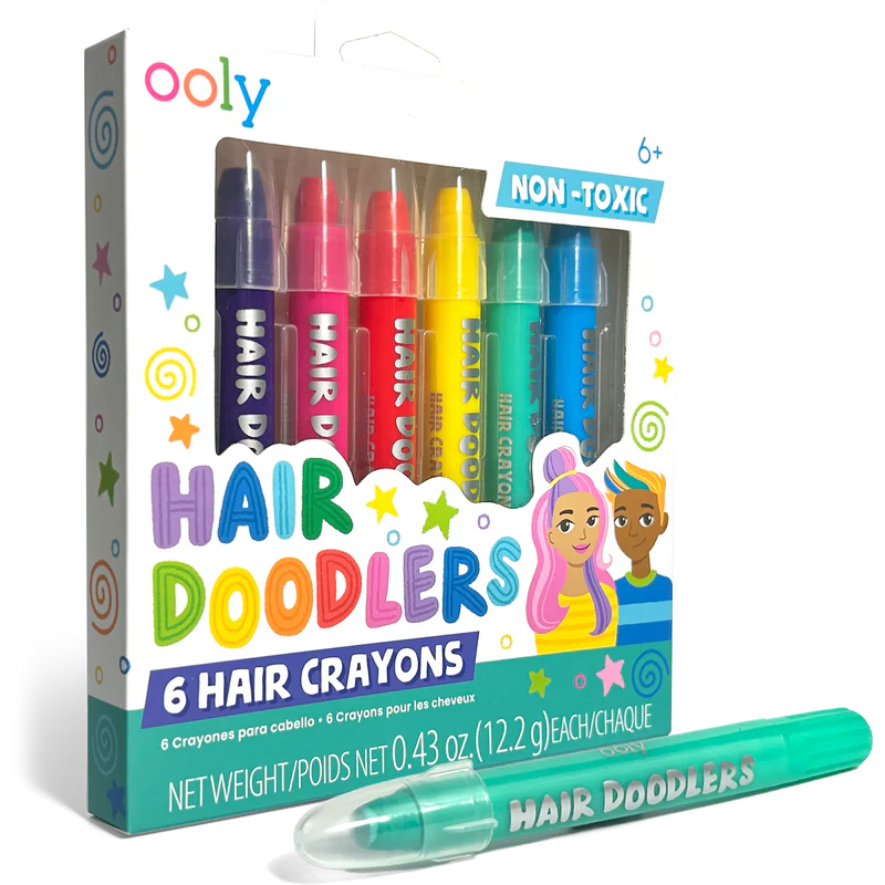OOLY NON-TOXIC HAIR DOODLERS