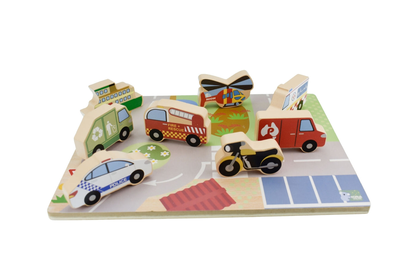 KOALA DREAM CHUNKY PUZZLE - AUSSIE TRANSPORT VEHICLES