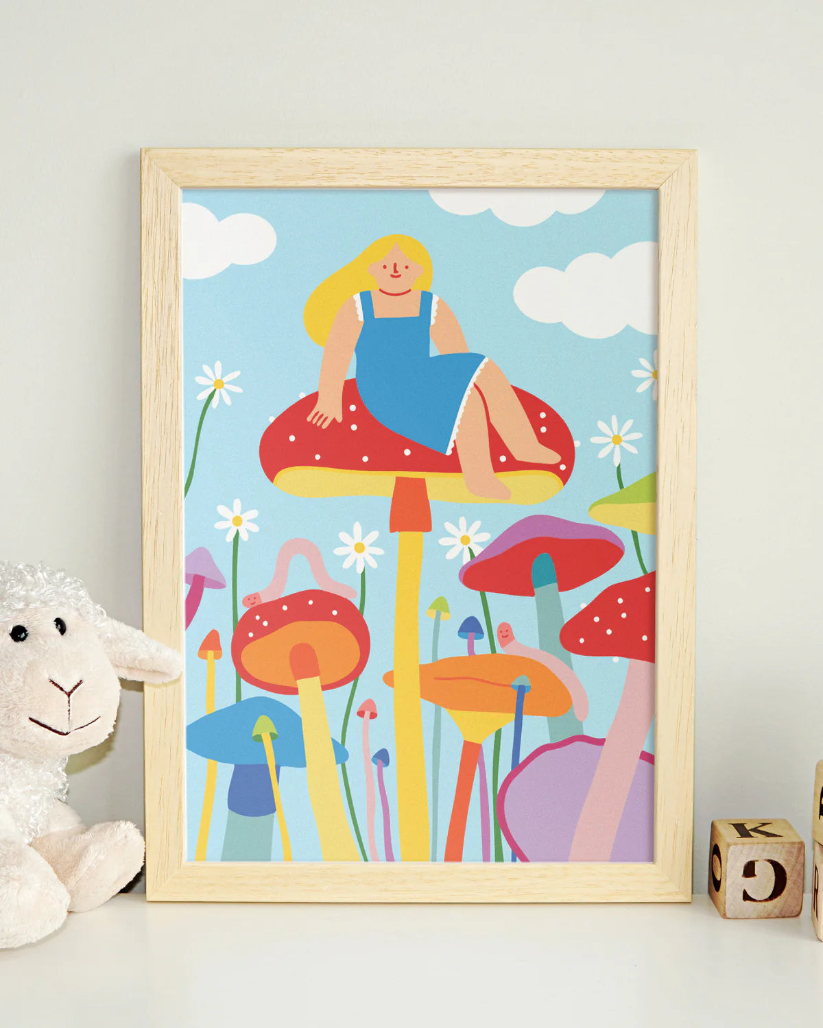 JOURNEY OF SOMETHING KIDS PAINT BY NUMBERS - MUSHROOM DREAMING
