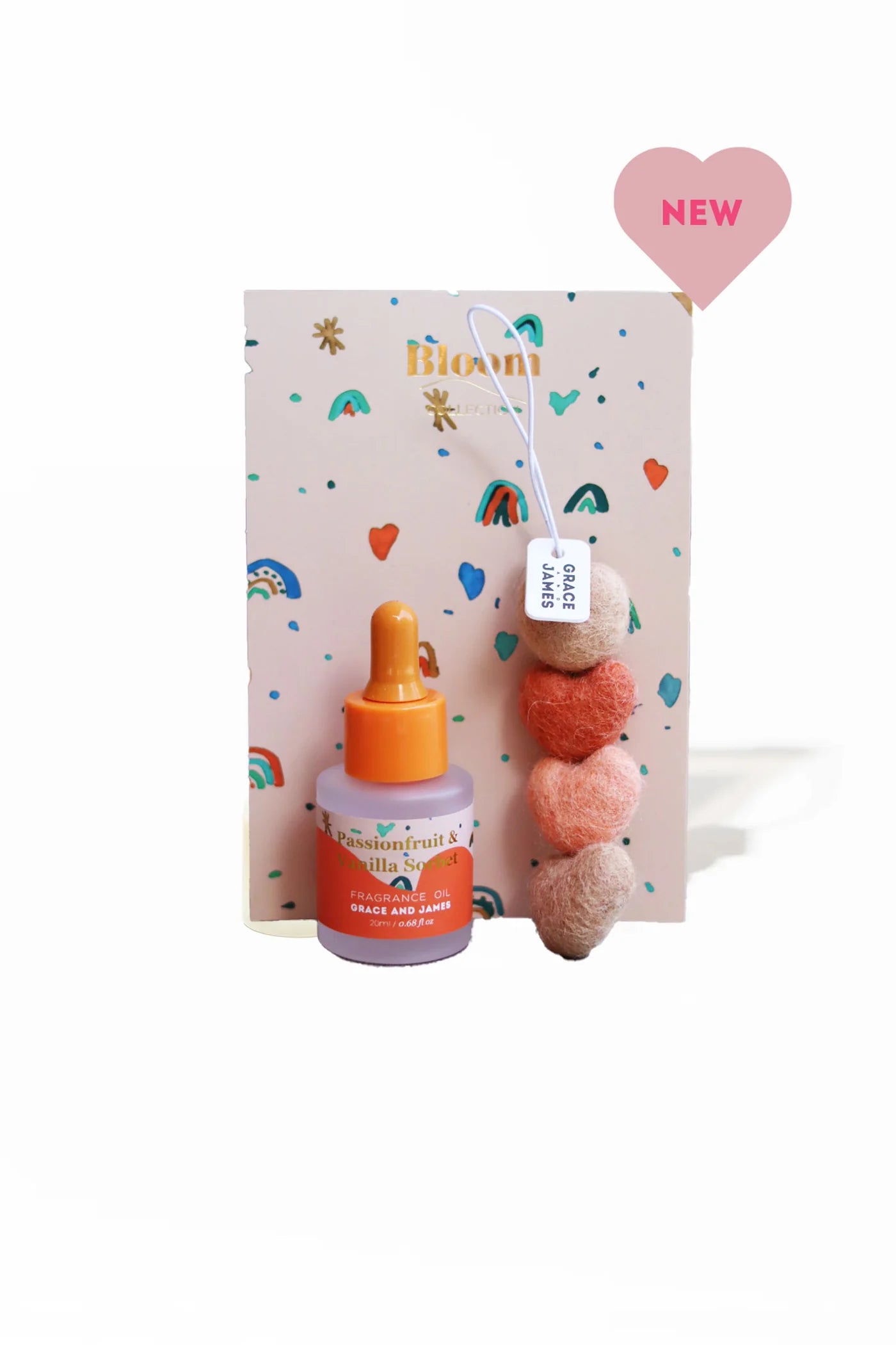 GRACE AND JAMES HEART FELT AIR DIFFUSER - PASSIONFRUIT & VANILLA