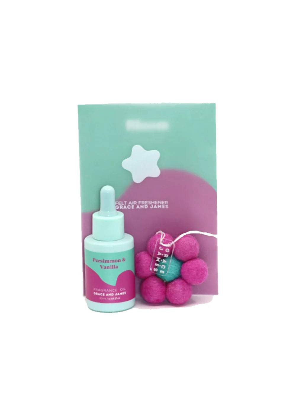 GRACE AND JAMES FELT AIR DIFFUSER - PERSIMMON & VANILLA
