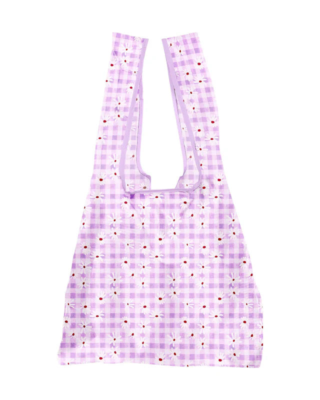 THE SOMEWHERE CO. REUSABLE SHOPPING BAG - DAISY FIELDS