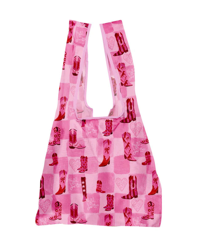 THE SOMEWHERE CO. REUSABLE SHOPPING BAG - HOLD ON DARLIN'