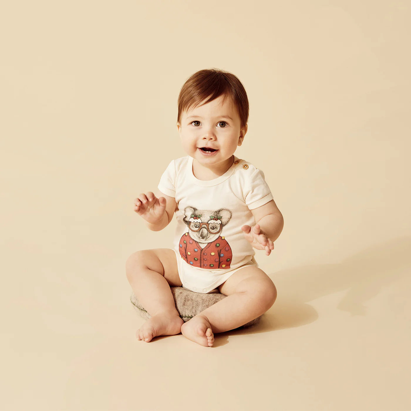 WILSON & FRENCHY - KOALA ORGANIC CHRISTMAS BODYSUIT