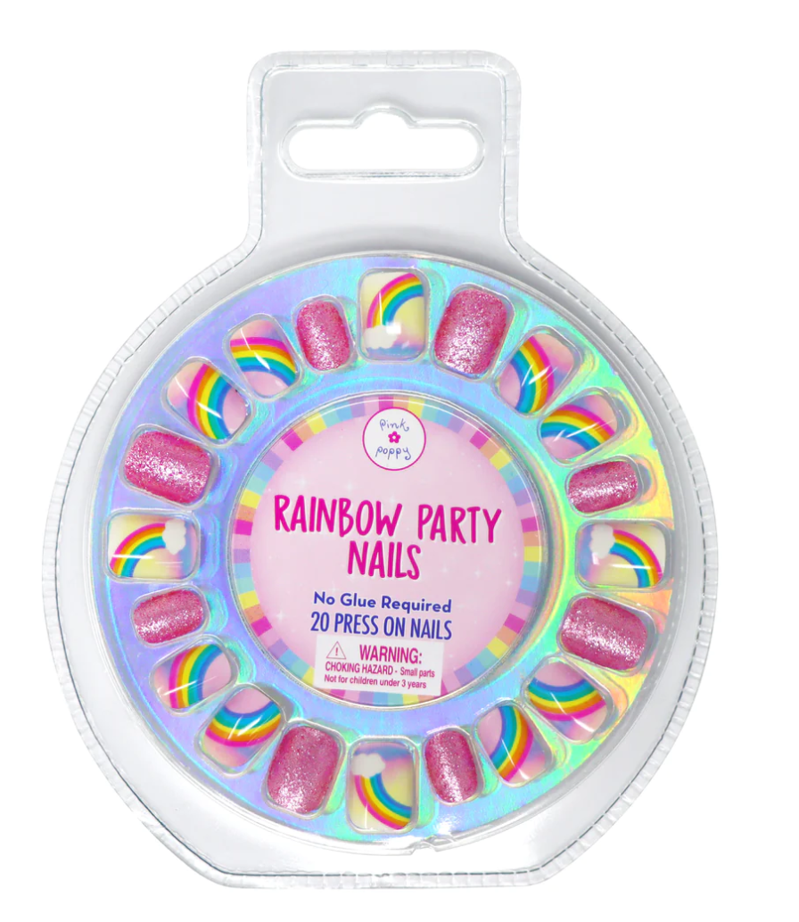 PINK POPPY - RAINBOW PARTY NAILS
