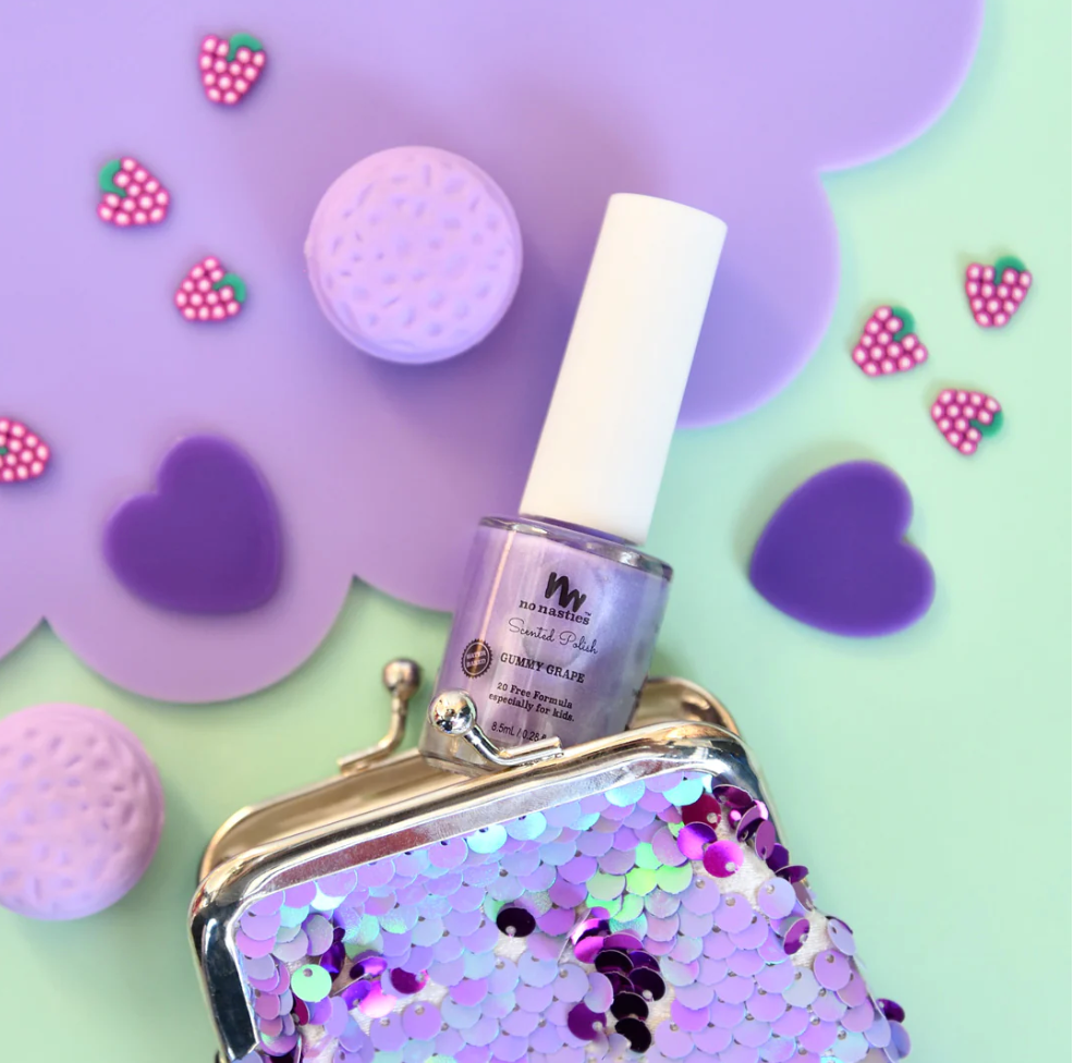 NO NASTIES - SCENTED NAIL POLISH - GUMMY GRAPE