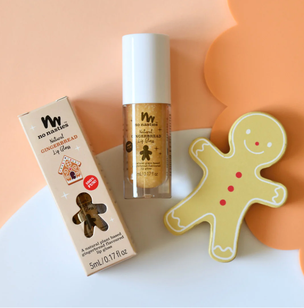 NO NASTIES - NATURAL LIP GLOSS - GINGERBREAD