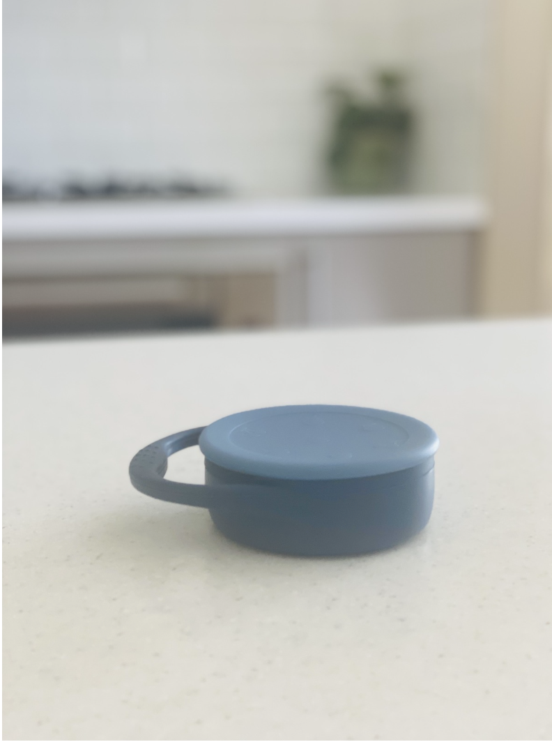 MINI & ME SILICONE SNACK CUP - BLUEBERRY