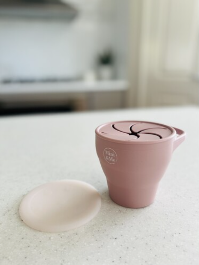 MINI & ME SILICONE SNACK CUP - CHERRY
