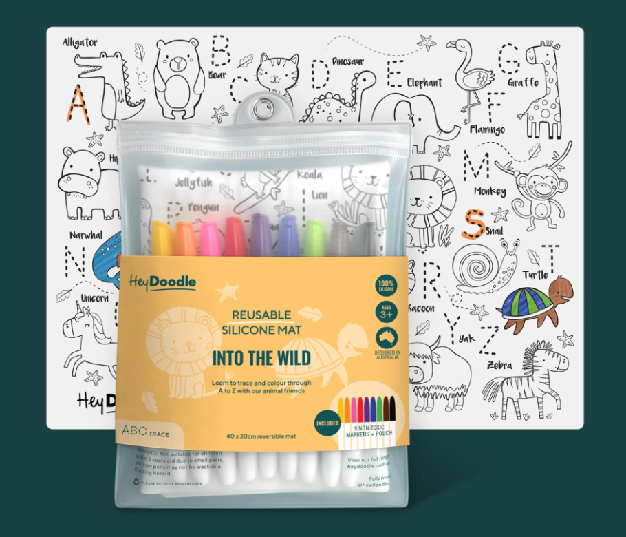 HEY DOODLE PLACEMAT - INTO THE WILD