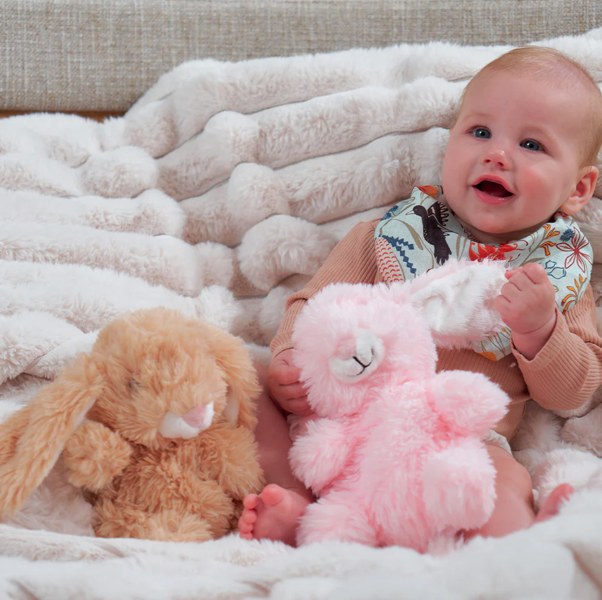 ANNABEL TRENDS - PLUSH HEATABLE BUNNY PINK