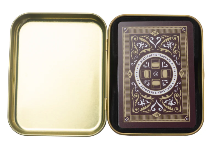 GENTLEMEN'S HARDWARE - WHISKY TRIVIA WATERPROOF PLAYING CARDS