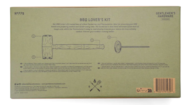 GENTLEMEN'S HARDWARE - BBQ LOVER'S KIT
