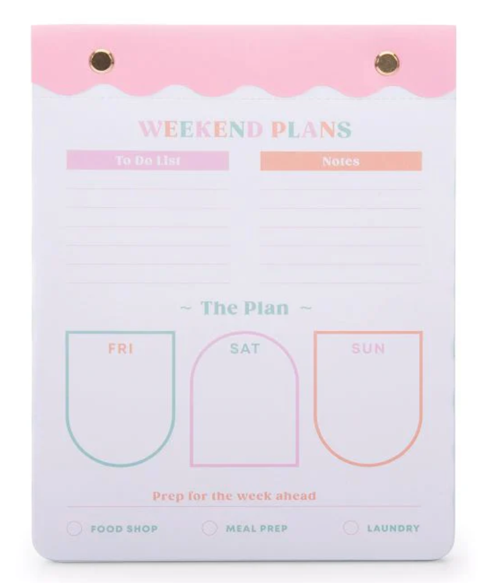 HAPPY MONDAYS MAGNETIC WEEKEND PLANNER