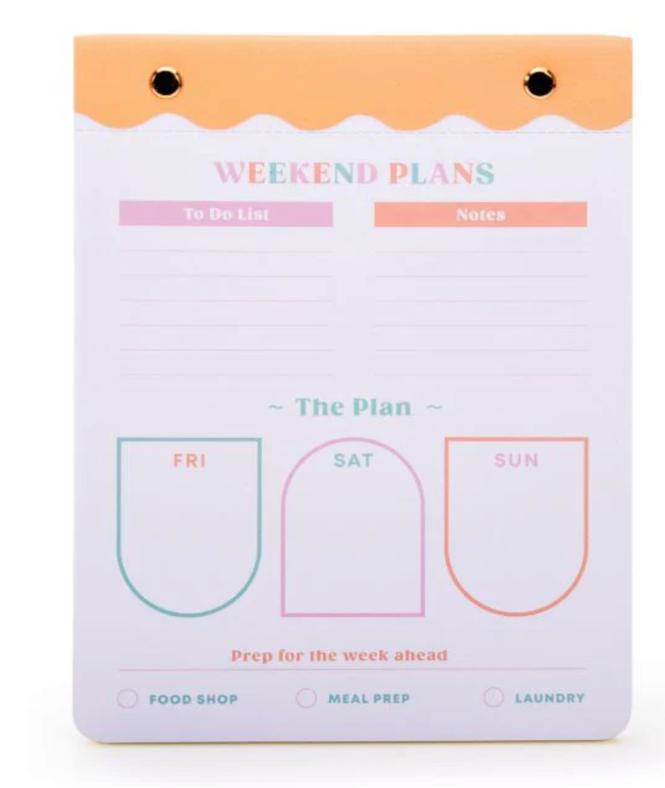HAPPY MONDAYS MAGNETIC WEEKEND PLANNER