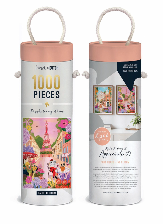 DIESEL & DUTCH - PARIS IN BLOOM PUZZLE
