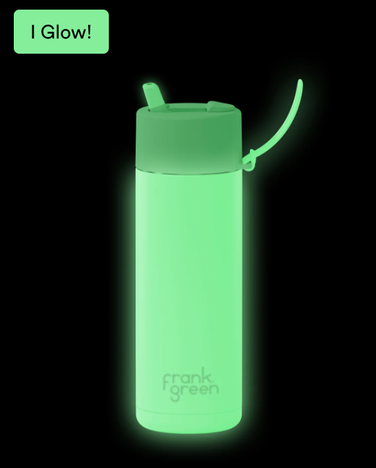 FRANK GREEN CERAMIC REUSABLE BOTTLE 595ml - STAR GLOW