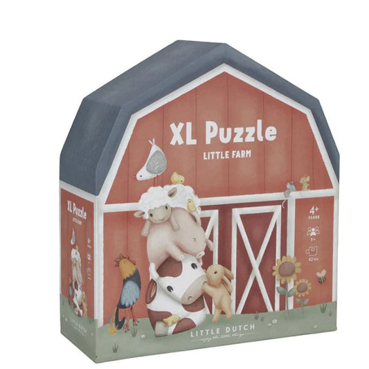LITTLE DUTCH - XL LITTLE FARM PUZZLE