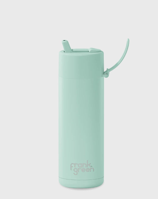 FRANK GREEN CERAMIC REUSABLE BOTTLE 595ml - PEPPERMINT