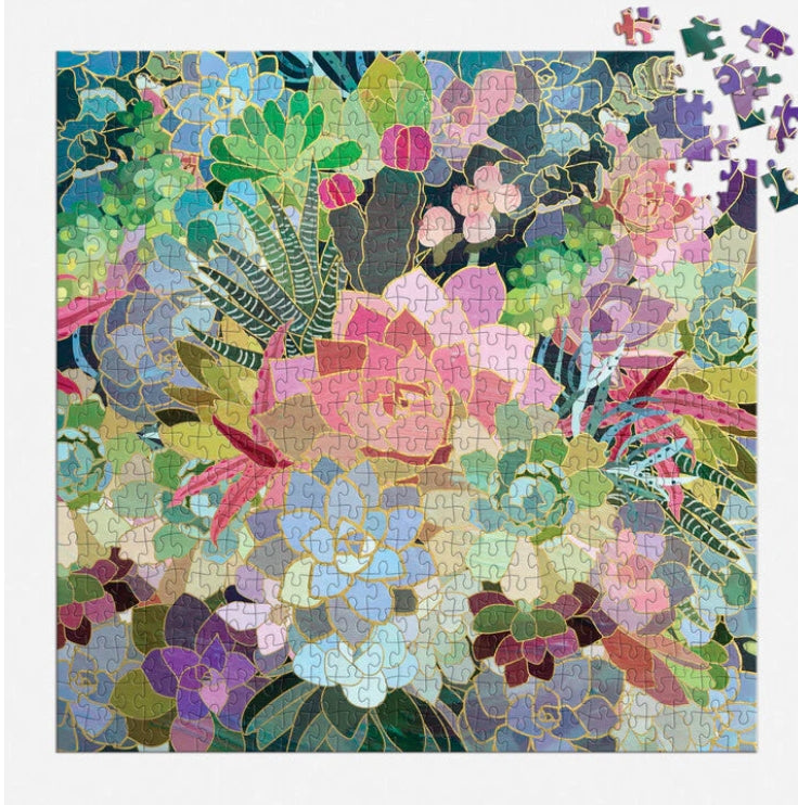 GALISON 500 PIECE PUZZLE - SUCCULENT MOSAIC