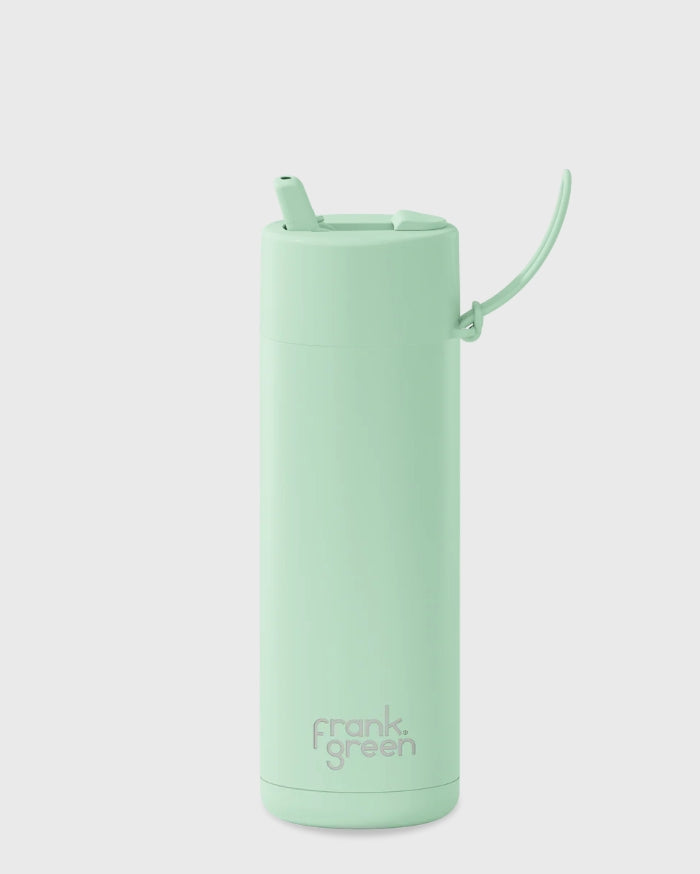 FRANK GREEN CERAMIC REUSABLE BOTTLE 595ml - MINT